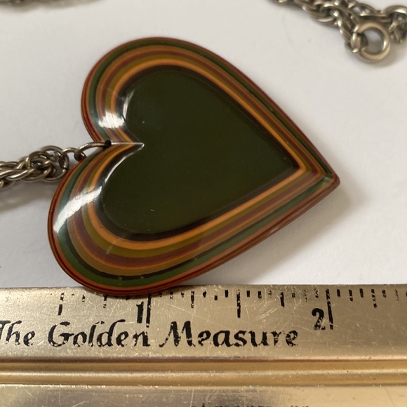 Glass Heart Necklace - Picture 3 of 4